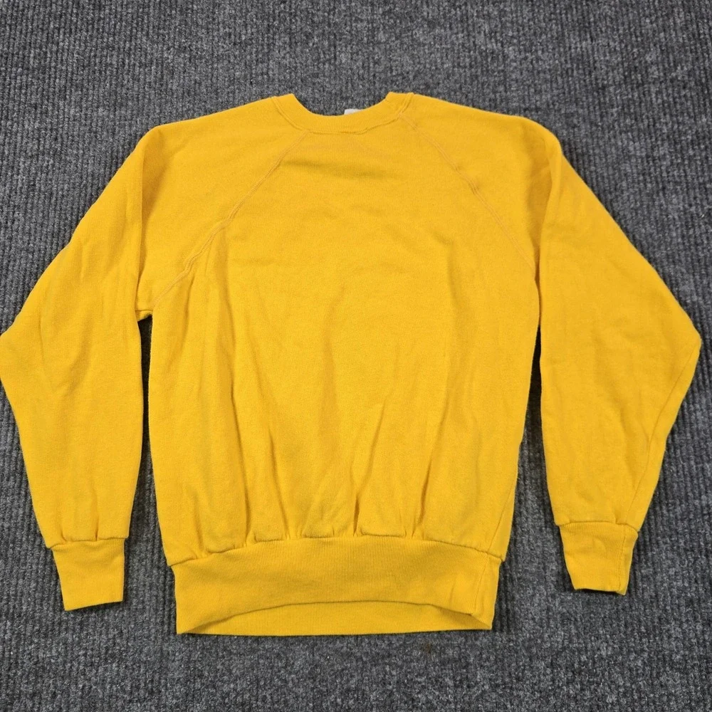 Vintage Liverpool University Sweatshirt Mens Small‎ Yellow College Crewneck 80s